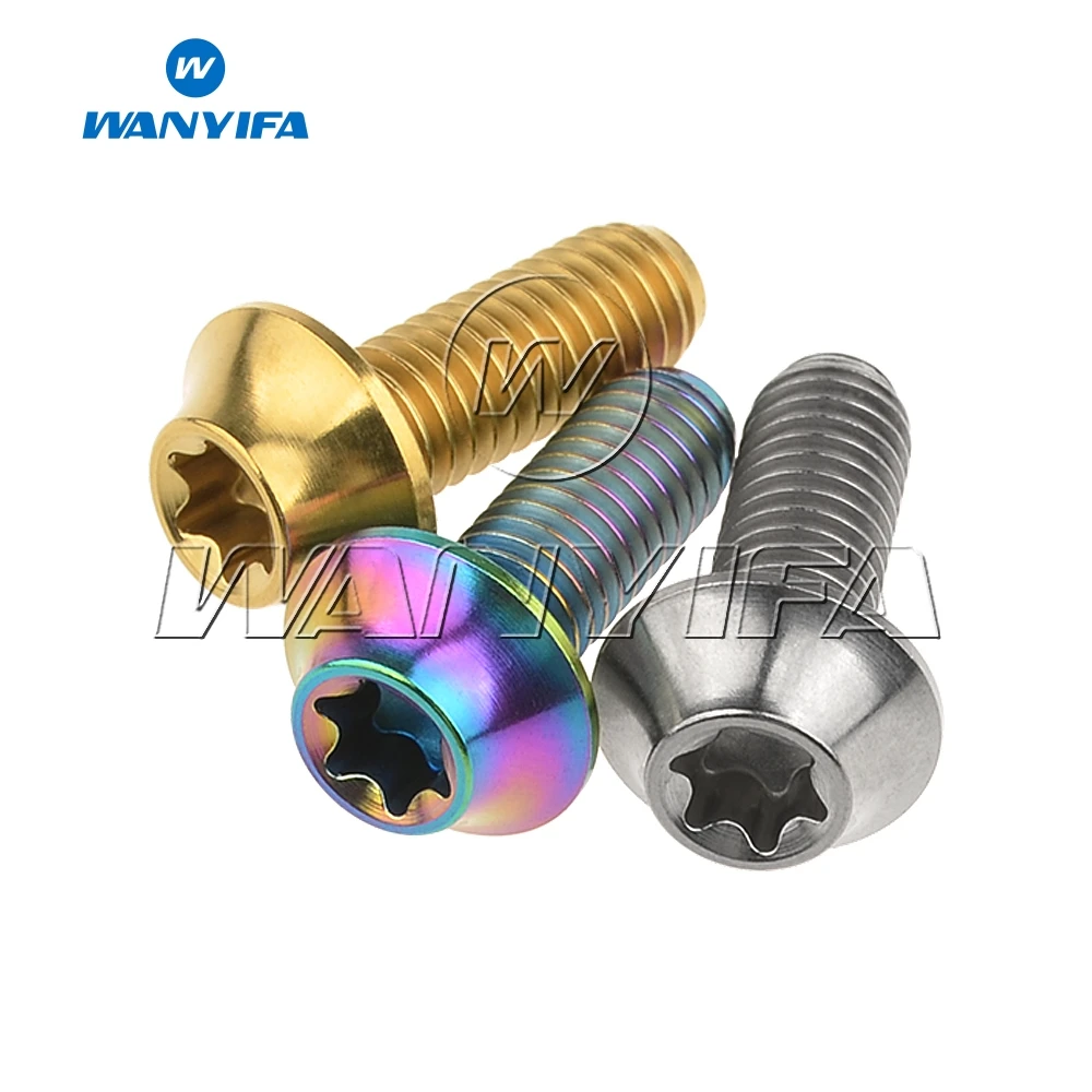 Wanyifa титановый M6x16 20 мм болт Torx T30 головка для велосипеда V Brake 6 шт./лот|brakes for bicycles|m6