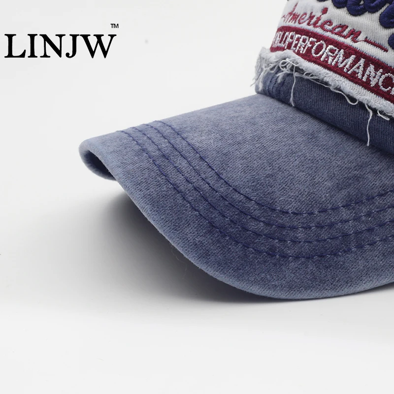 LINJW 2018 Лето Мужская Винтаж Бейсбол Кепки Для мужчин женщин с вышивкой надписями