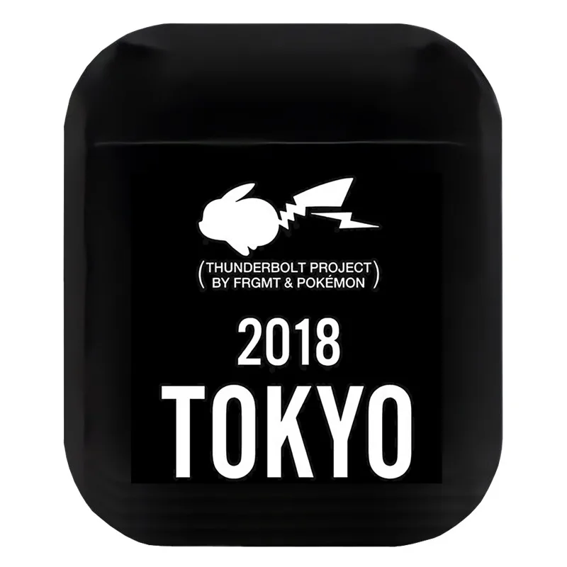 Pikachu Жесткий пластиковый защитный чехол Thunderbolt Fragment для Apple Airpods 2, противоударный чехол для наушников Funda - Цвет: Pikachu
