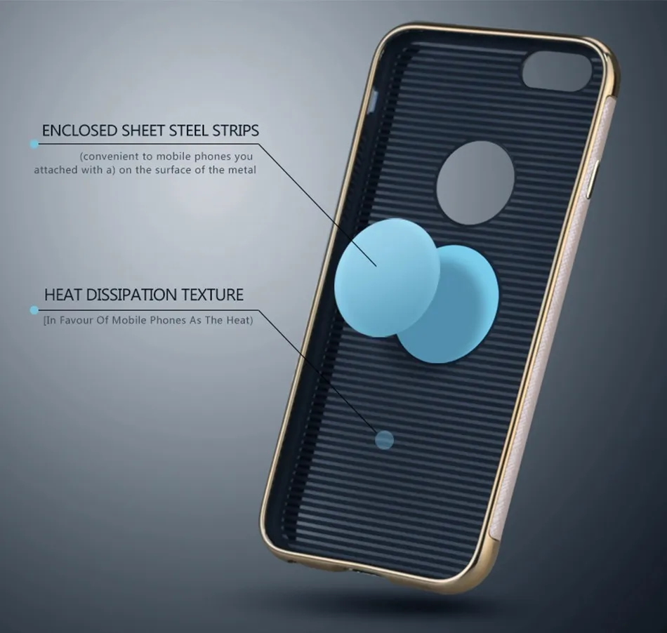Чехол для 6/6s оригинальный брендовый Роскошный Кожаный ipaky iPhone6 чехол iPhone 6s с