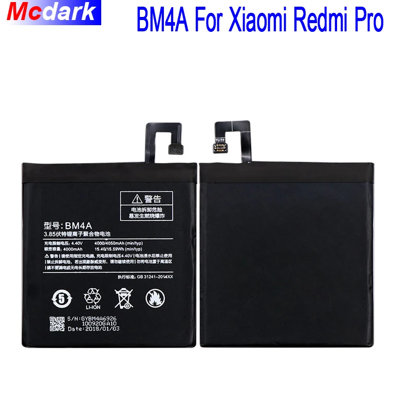 Аккумулятор BM4A BM47 BM21 BM34 BM48 для Xiaomi Redmi Pro/Redmi 3 3S 3X 4X Pro/ Mi Note Гб/Mi Pro 4 ГБ/Note 2|battery for