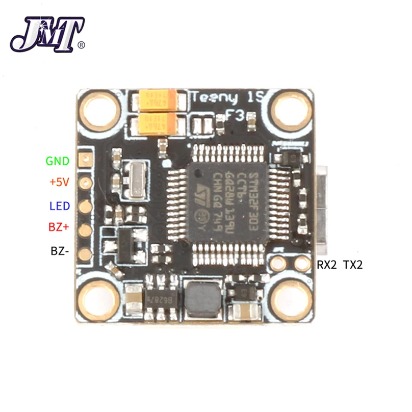 Модель контроллера полета JMT Teeny1S F3 16*16 мм Betaflight STM32F3 OSD BEC для радиоуправляемого