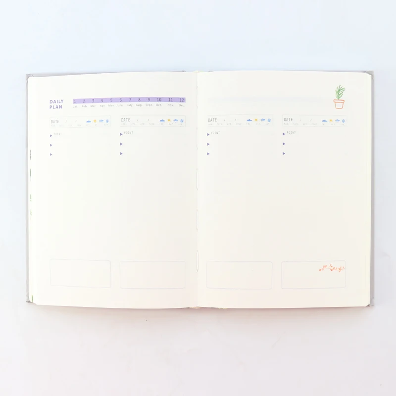 Domikee 2019 Новый Классический дневник в твердом переплете ежедневник записные
