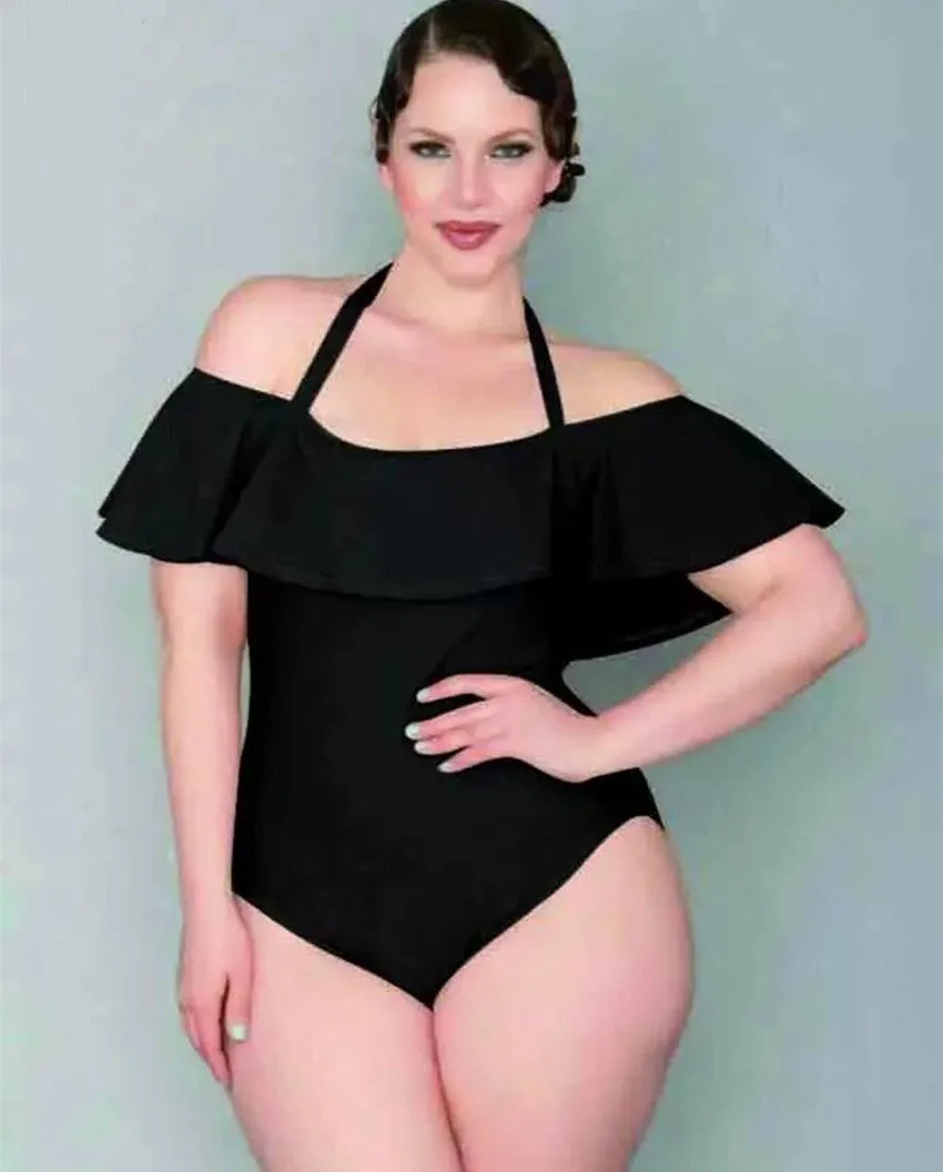 Плюс Размеры Купальники для малышек Одна деталь Плавание костюм 2018 бархат