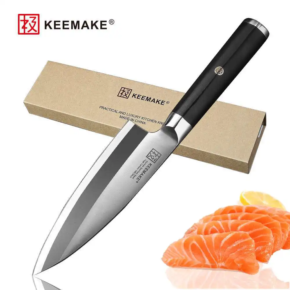 KEEMAKE Профессиональный 6 5 ''нож Деба немецкая 1 4116 стальная бритва острое лезвие