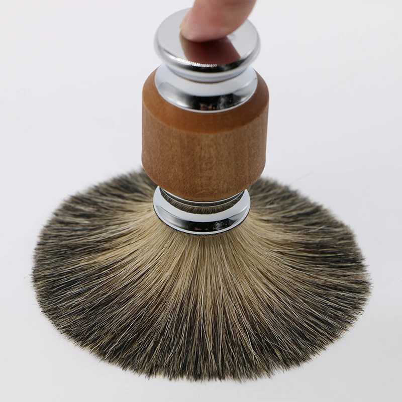 HAWARD RAZOR, профессиональная Мужская бритва из барсука, щетка для бритья, дерево и цинковый сплав, ручка для бритья, бритва