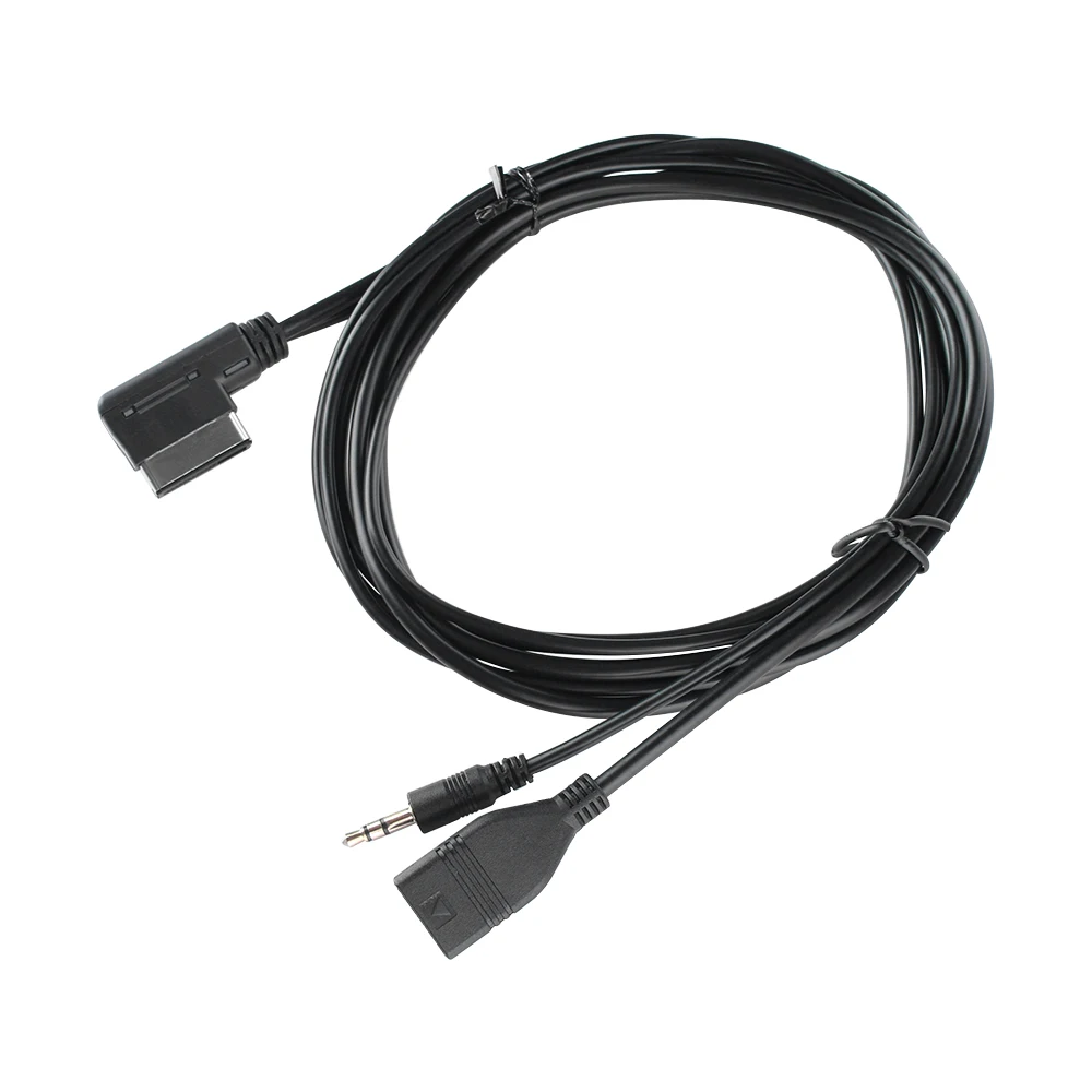 Автомобильный AUX аудио кабель MDI AMI MMI интерфейс USB + зарядное устройство