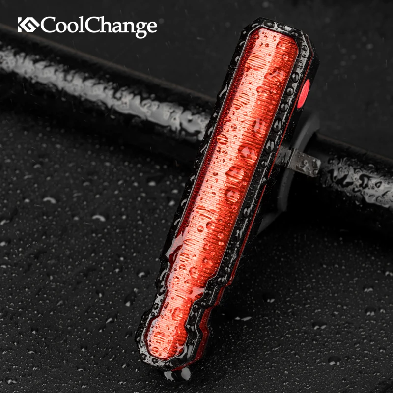 CoolChange велосипед свет Водонепроницаемый СВЕТОДИОДНЫЙ Фонарь велосипедный