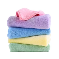 5 pcs kids face towel baby towel newborn baby wipes solid towel set 3030cm 5 colors kids sweat towel dinner cloth boys girls