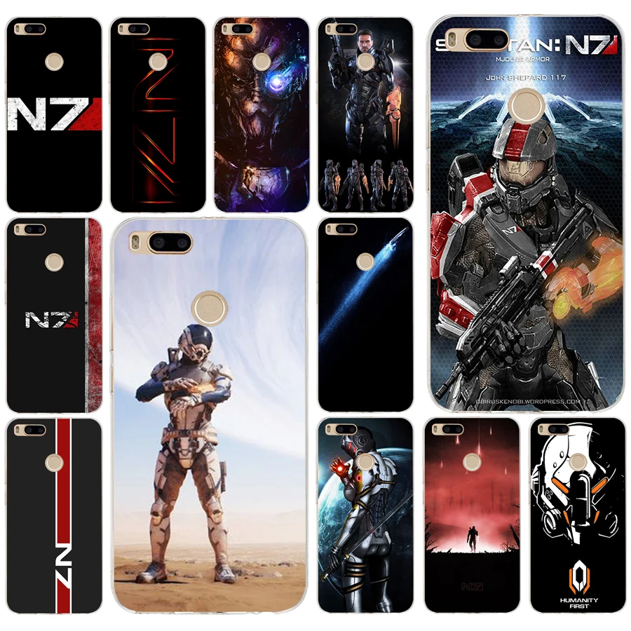 255AQ mass effect n7 силиконовый мягкий ТПУ чехол для телефона xiaomi redmi 4a 6a 4x note 5a pro mi