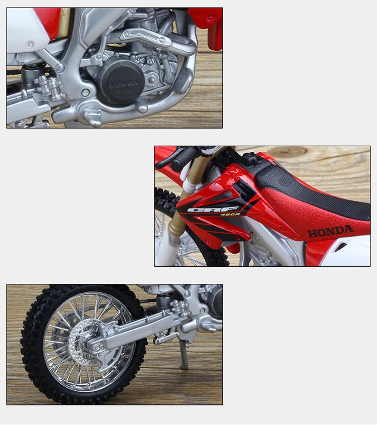 Maisto 1:12 Масштаб Honda CRF450R мотоцикл гонка литья под давлением Мотокросс сплав металлический мотоцикл модель ручной работы для детей игрушки