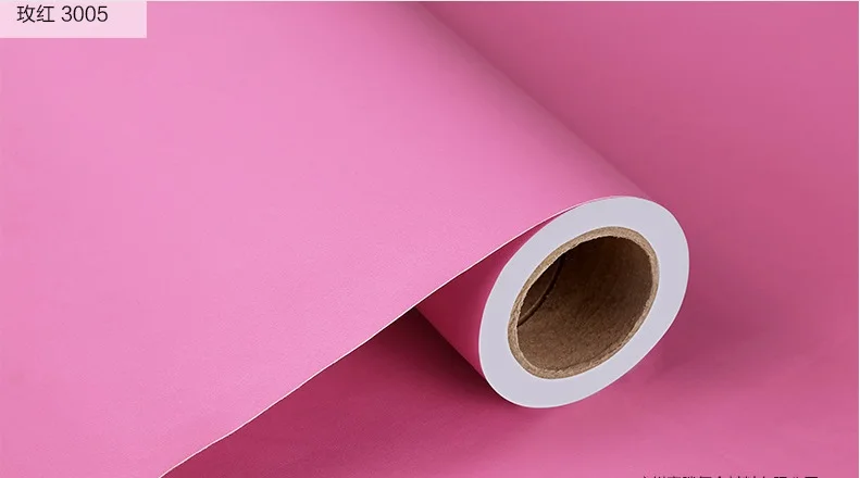 New Plain color thick PVC wallpaper self-adhesive solid color wallpapers bedroom living room decoration wall stickers waterproof