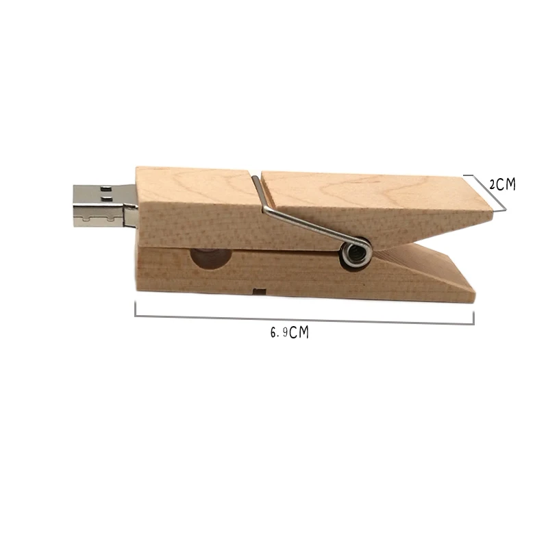 USB флеш накопитель деревянный зажим ручка 4 ГБ 8 16 32 64 реальная емкость карта