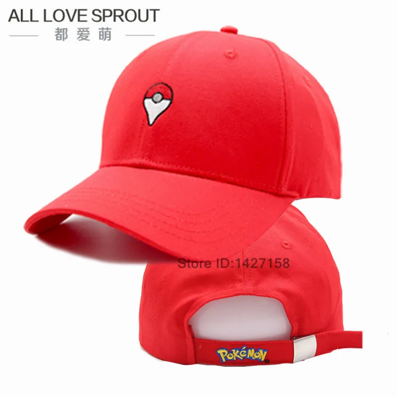 Горячая игра Покемон го плоская шляпа желтый красный синий бейсбольная кепка