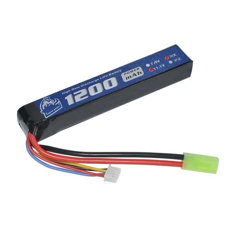 Высокая скорость разрядки Lipo 2S 3S батарея страйкбольного пистолета модель 7 4 В 11 1