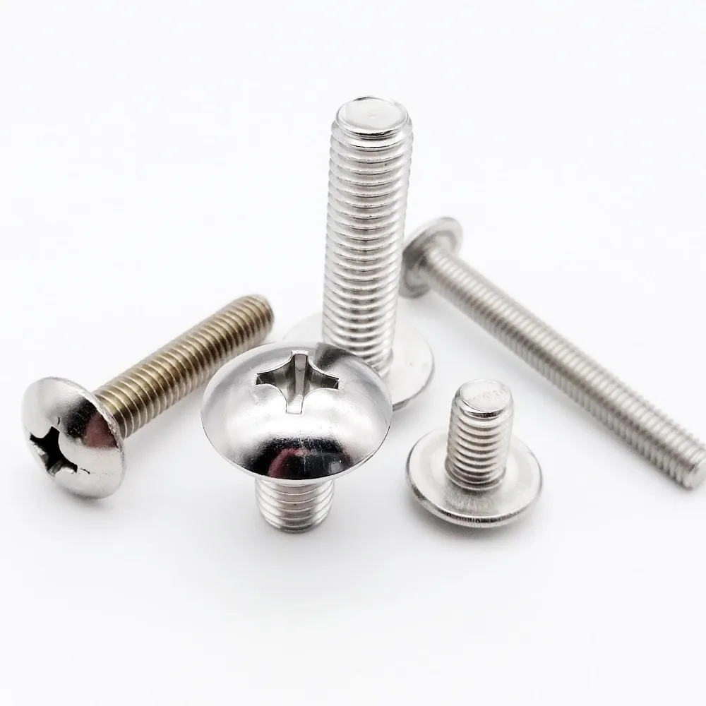 Крепежная головка Phillips 10/50 шт. M2 M2.5 M3 M4 M5 M6 304 из нержавеющей стали с плоским