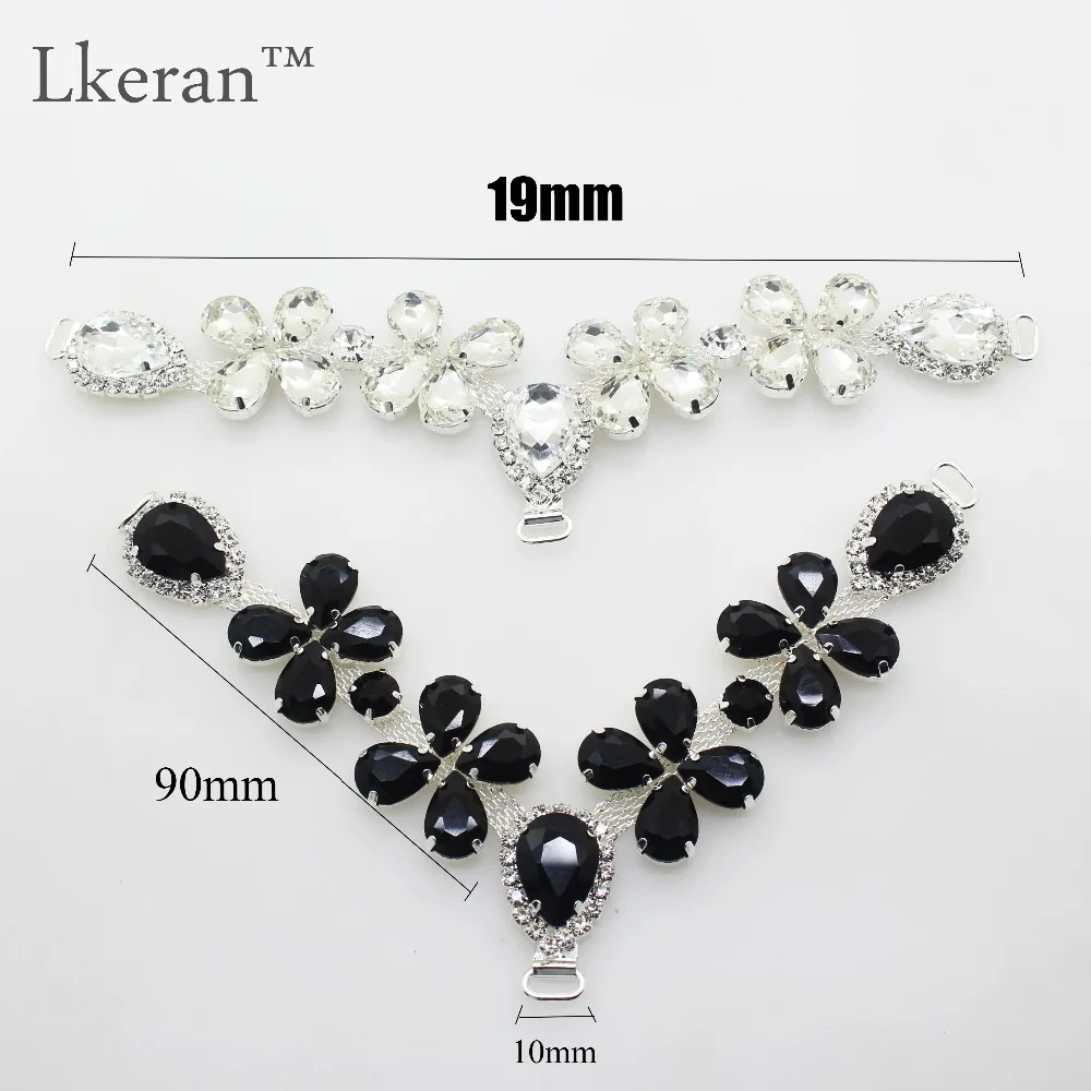 LKERAN Charm 190 мм * 90 Металлические Хрустальные Соединительные элементы для бикини