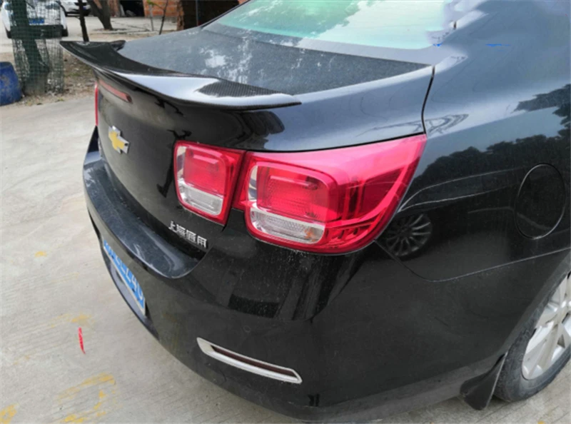 Используется для Chevrolet Malibu спойлер 2012 13 14 15 16 17 18 19 лет глянцевое углеродное волокно/FRP заднее крыло R стиль аксессуары для автомобиля refitt