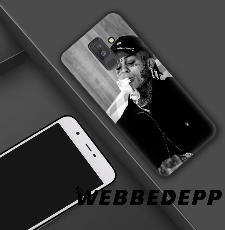 WEBBEDEPP Yung Pinch Lil skies Мягкий ТПУ силиконовый чехол для Samsung Galaxy S10 S10e S9 S8 Plus S7 S6 Edge &amp J6 |