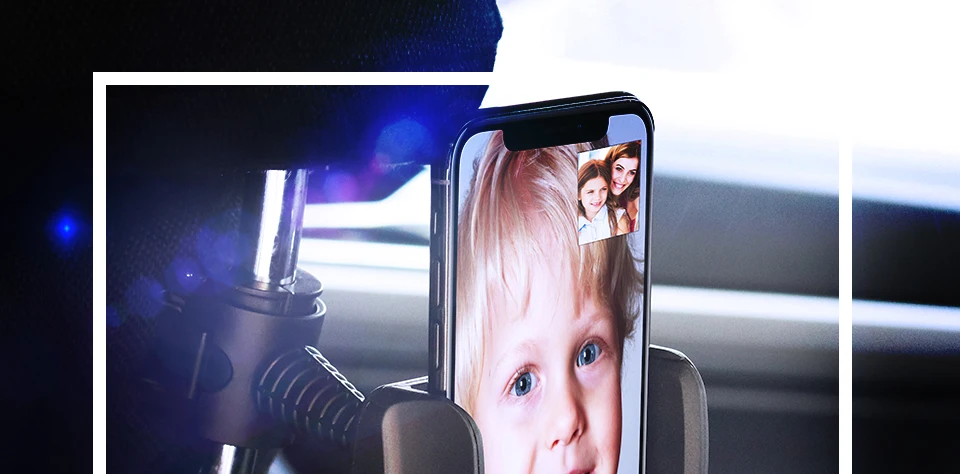 TIQUS Автомобильный держатель для телефона на заднее сиденье для iPhone samsung автомобильный держатель на подголовник для Xiaomi Redmi 4x 4A Mi5 Mi6