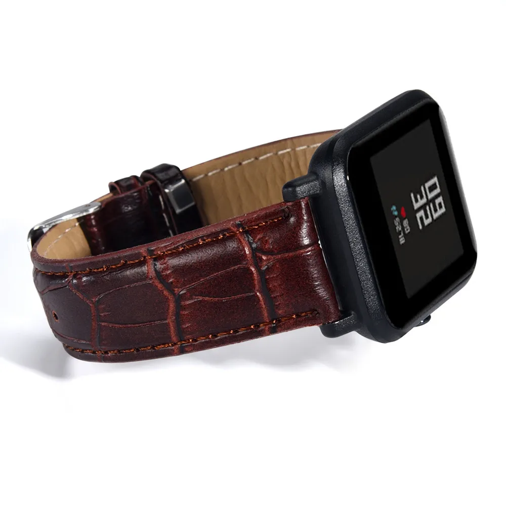 Сменный ремешок на запястье из мягкой кожи + инструмент для Xiaomi Huami Amazfit Bip