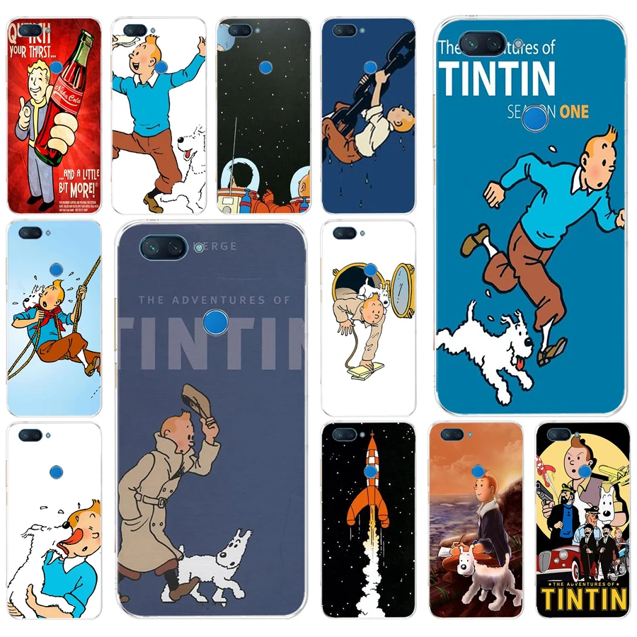 092FG Приключения Тинтина Мягкий Силиконовый ТПУ чехол для телефона xiaomi redmi mi 8 A1 A2