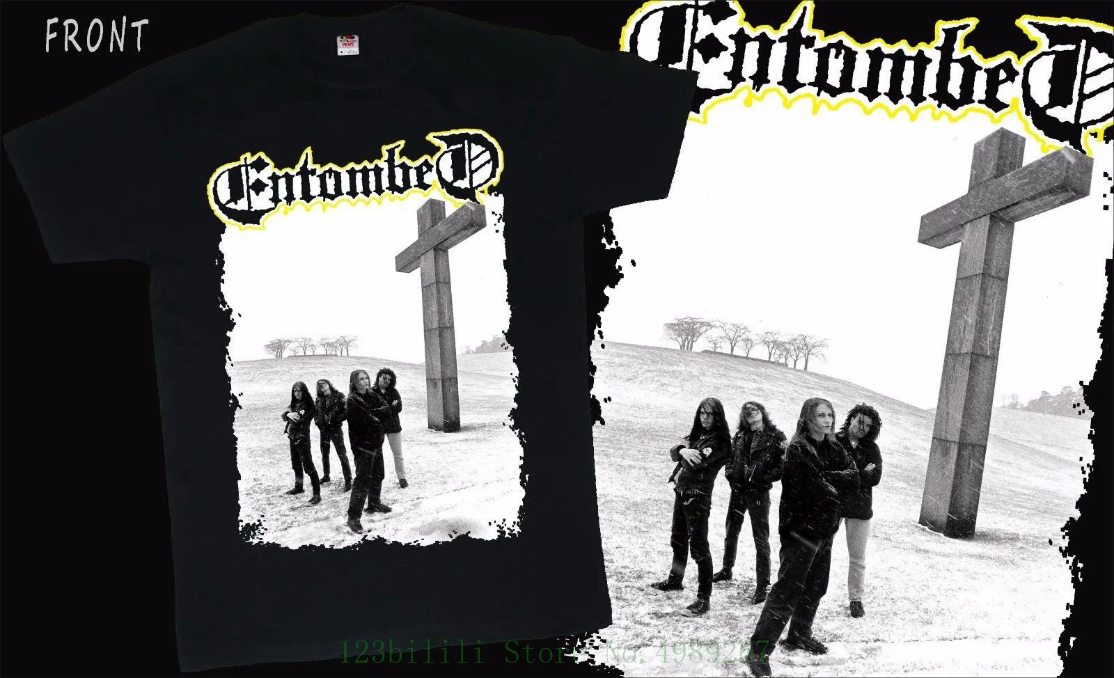 Entombed Swedish Death Metal Band футболка Размеры: от S до 6xl летняя с короткими рукавами новая