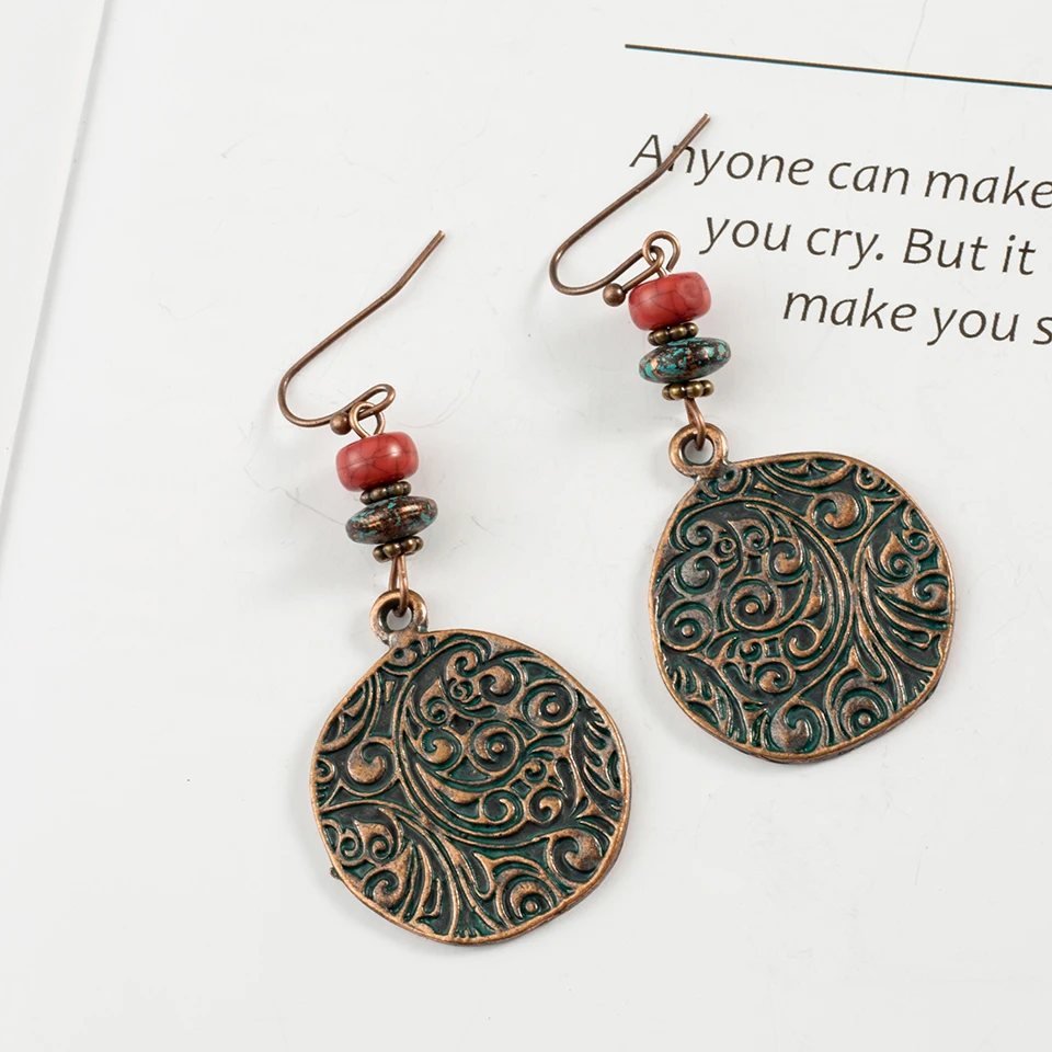 Несколько видов винтажные богемные Boho Ethinic Висячие серьги для женщин