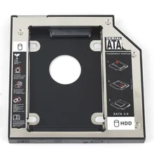 WZSM 12 7 мм SATA 2nd HDD SSD жесткий диск Caddy для TOSHIBA Satellite L350 L450 L455 L505 L550 L555