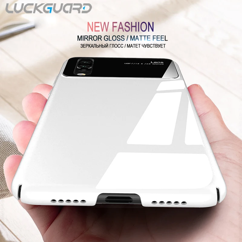 LuckGuard Original For P20 Case - роскошный зеркальный жесткий чехол из матового и глянцевого поликарбоната для Huawei Pro Lite в разноцветном исполнении.