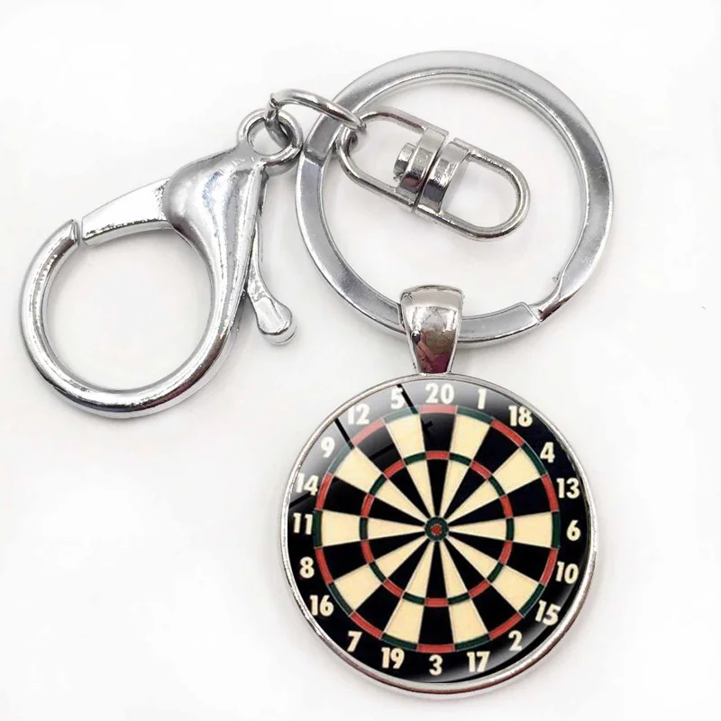 Винтажный Dartboard брелок ювелирный для дротиков игровой брелок-дротик держатель