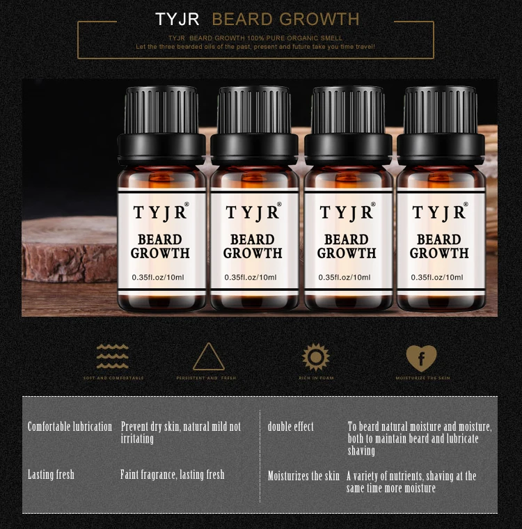 TYJR Beard Growth oil beards hair Thicker Essence Mustache Treatment Sunburst alopecia Serum Product beard shaping | Красота и