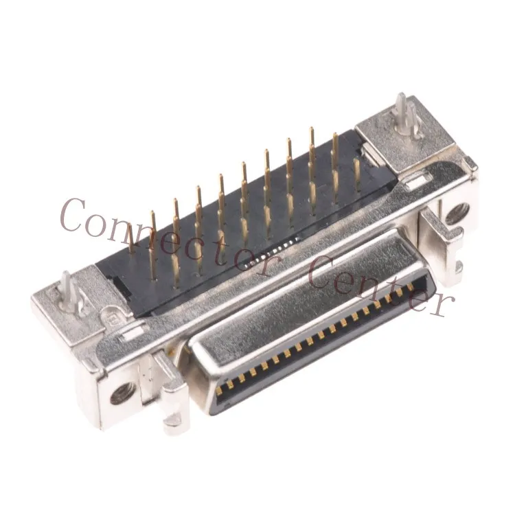 Коннектор MDR SCSI шаг 1 27 36 контактов прямой угол 90 градусов совместим с 3M 10236 52A2|connector