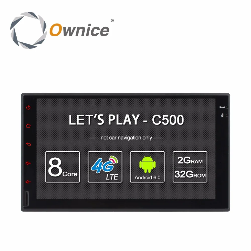Ownice C500 Android 6 0 2G RAM 7 '&#x271024*600 Поддержка 4G LTE SIM сети автомобиля радио gps 2 din