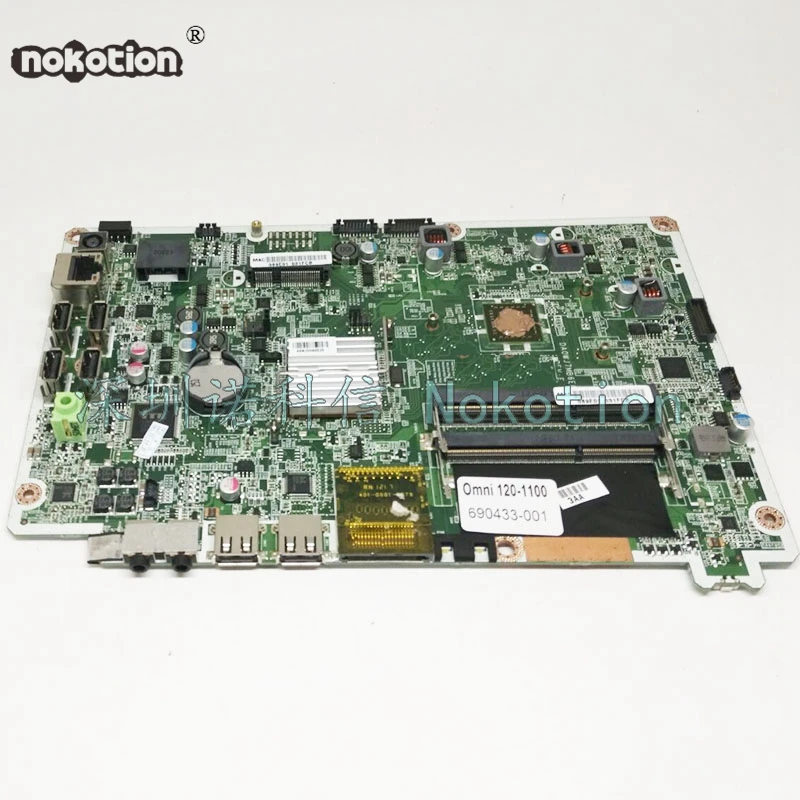 

NOKOTION Motherboard for HP Omni 120-1100 690433-001 DA0WJ7MB6E0 E2-1800 Radeon HD 6320 DDR3 Laptop Logic Board High Quality