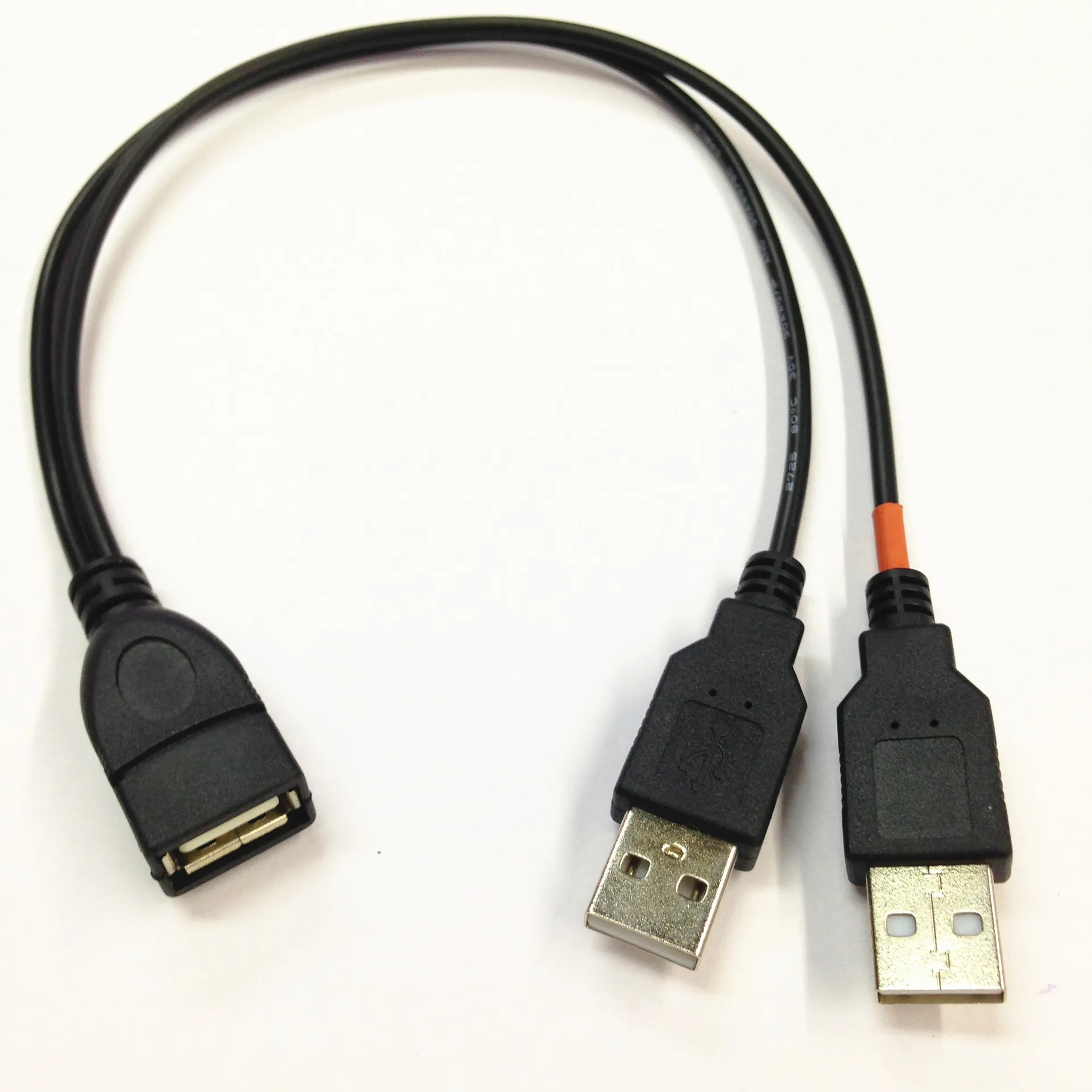 USB 2 0 A гнездовой разъем к двойным гнезду Y сплиттер концентратор адаптер кабель |