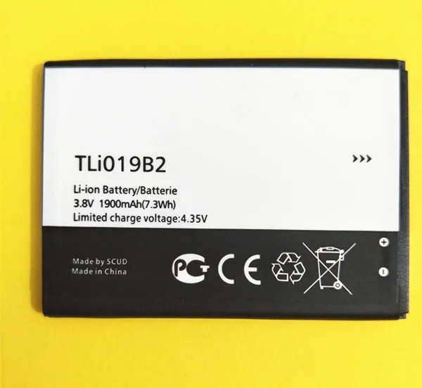 Новый TLI019B2 TLi019B1 1900 мА/ч Батарея для ALCATEL one touch POP C7 OT-7041 7041D двойной OT991 6010 992D 916D