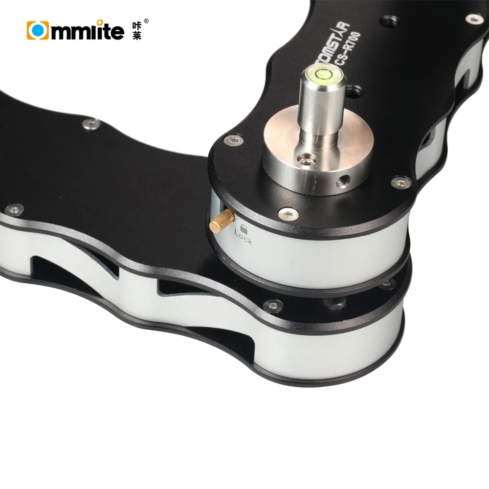 Commlite 4 times Distance Retractable MINI Aluminum Alloy Video Slider for DSLR Smartphone 3.5kg loading 706mm Sliding Distance|video slider|slider