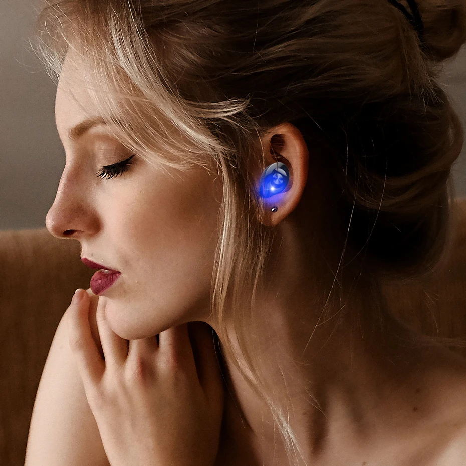 Беспроводные наушники Mini Bluetooth V5.0 3D стерео звук наушники-вкладыши Спортивная