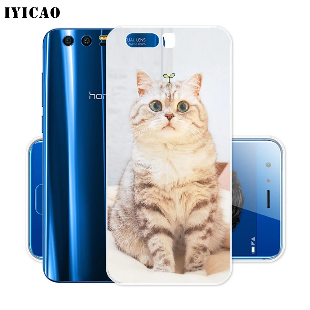 Мягкий силиконовый чехол IYICAO для Huawei Y9 Y7 Y6 Prime 2018 Honor 8C 8X 8 9 10 Lite 7X 7C 6A 7A