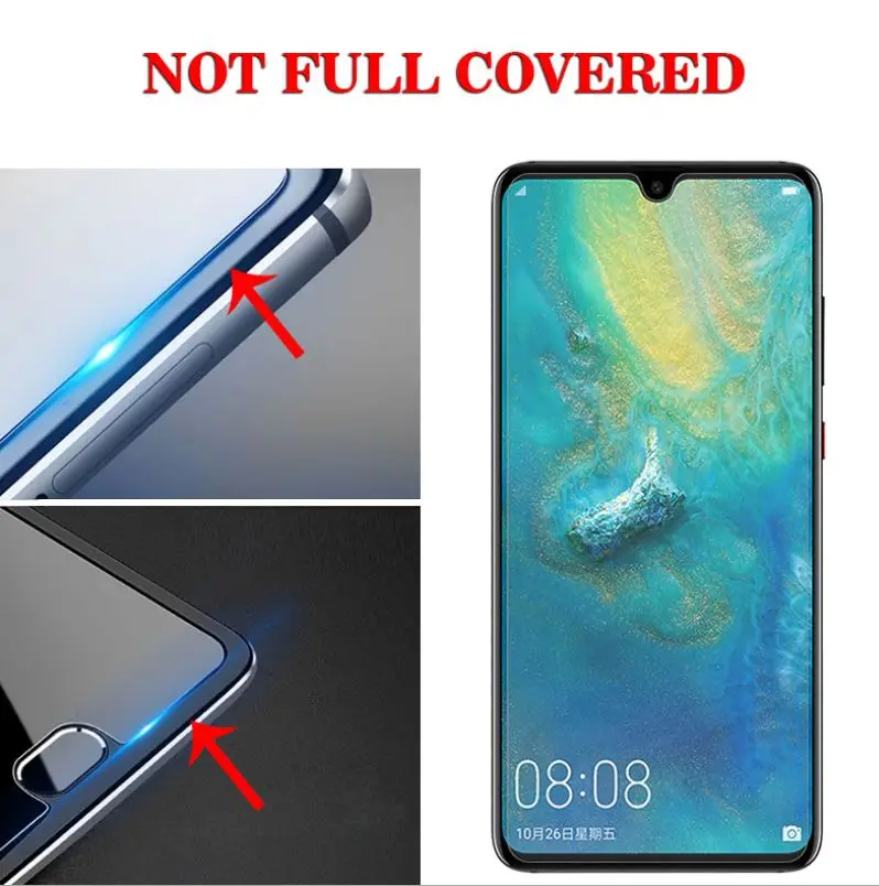 2 шт. не полное покрытие 9H закаленное стекло для Huawei P30pro Nova 4e 4 P30 lite pro ультратонкая