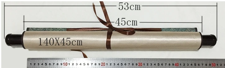 140*45 см 3 вида цветов китайский Золотая шелковая древний свиток, живопись цинской династии императрицы старый cixi картина на стену