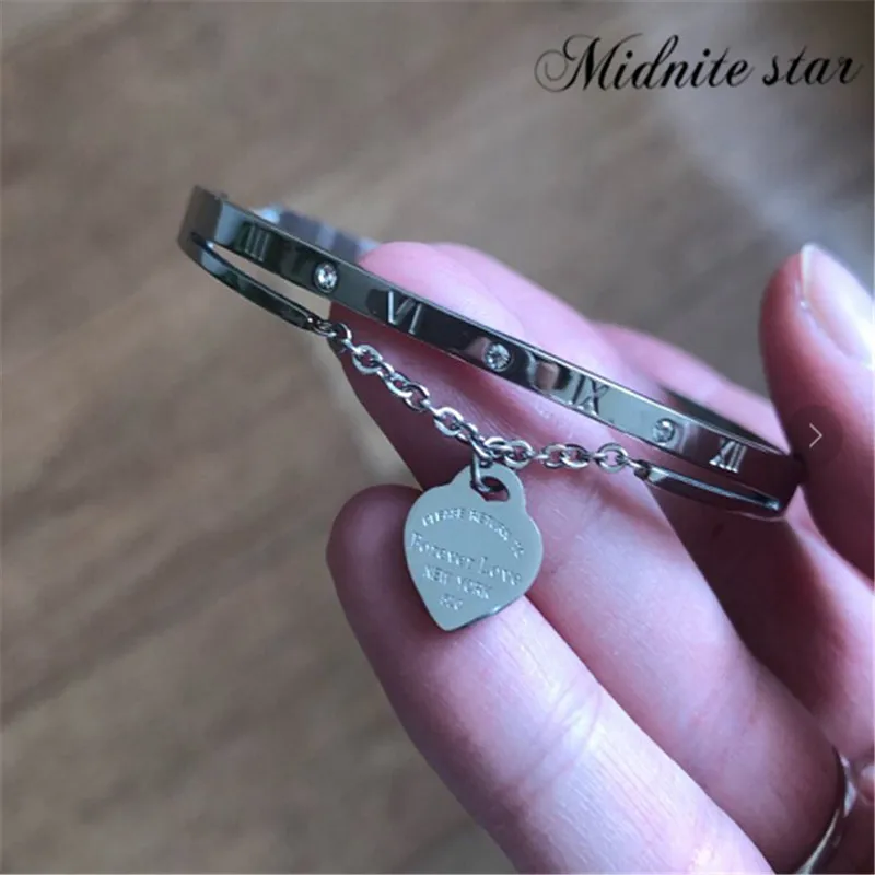 Браслет Love Heart, бренд Forever, высокое качество, стразы, количество, манжеты, браслеты для женщин, подарок на день Святого Валентина