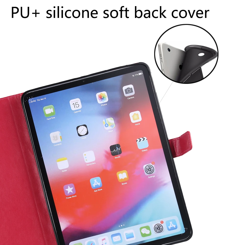 Чехол для нового iPad Pro 11 дюймов 2018 силиконовая Мягкая задняя крышка из