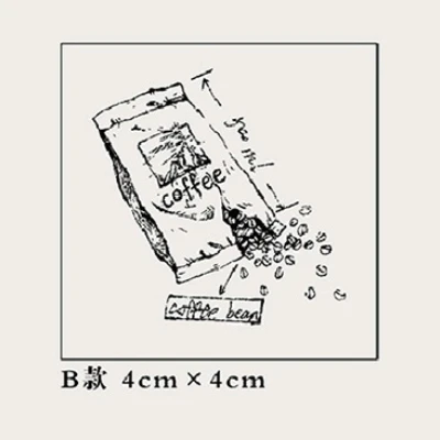 Старинная швейная машина кофе штамп времени DIY Деревянные и резиновые штампы для скрапбукинга канцелярские товары Скрапбукинг Стандартный штамп - Цвет: 11