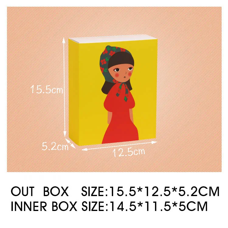 L Yellow girl 30 шт/упаковка для печенья Макарон Печенье Шоколад Конфеты Макаруны коробка милые девушки крафт-бумага для упаковки подарка вечерние коробка для праздничного торта - Цвет: L Yellow girl