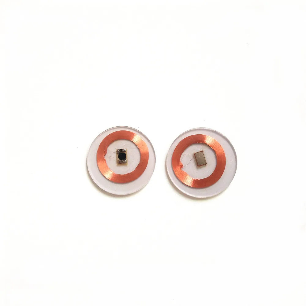 

RFID 125Khz EM4100 TK4100 ID Transparent Crystal Coin Card Coil+Chip Diameter 25mm