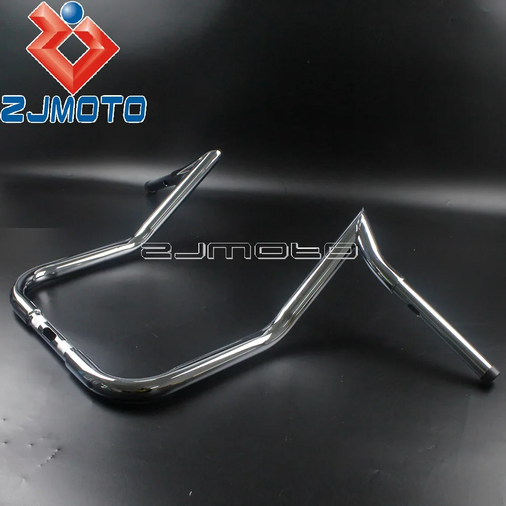 Для Touring Electra Glide FLHTC 1-1/" Ape вешалка 16" Rise Monkey Bagger Bars руль для Harley Batwing обтекатель мотоцикла