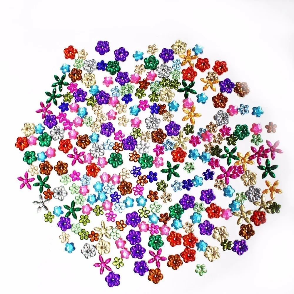 Acrylic hand-sewn diy diamond material sewing clothes wedding flash drill color bag clothing accessories kawaii decorative | Канцтовары