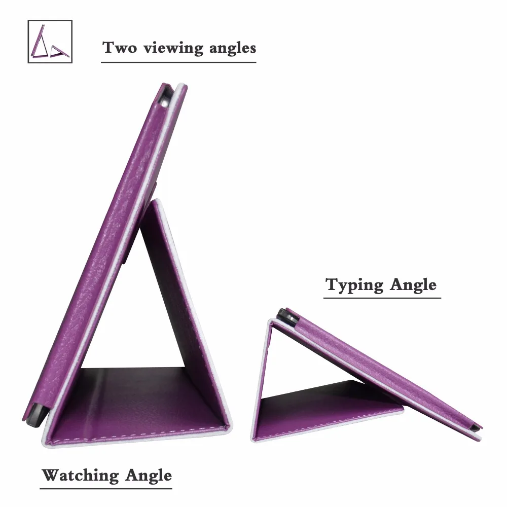 Folio Stand Кастер из искусственной кожи смарт-чехол для 10," RCA 10 Viking Pro Tablet